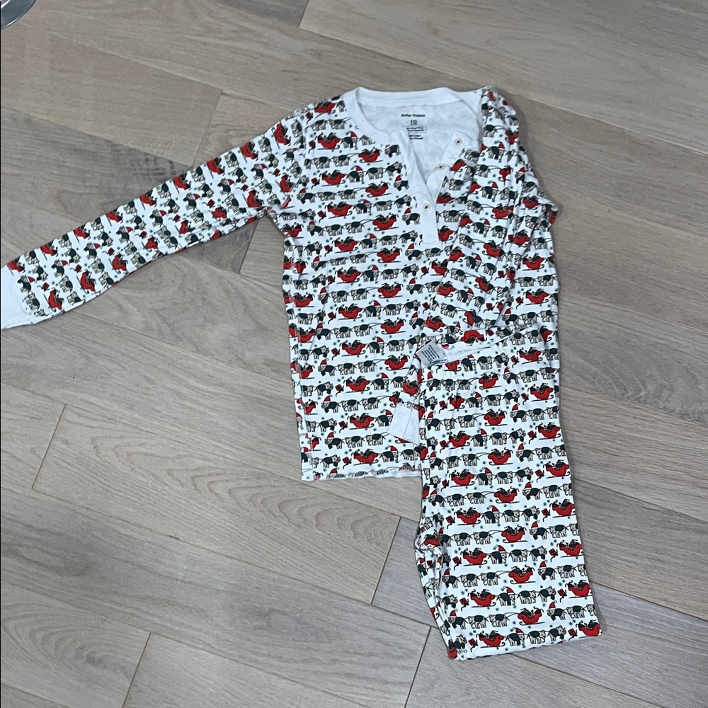 Roller Rabbit Red and White Kids Pajama Set